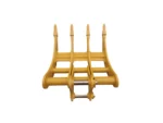 48in Excavator Rake fits CAT 305 45mm Pins - Image 2
