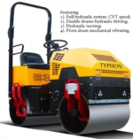 TYPHON FURY 1 Ton Vibratory Compactor Asphalt Roller - Image 3
