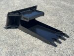Concrete Claw Slab Bucket Attachment with Teeth Fits Skid Steer Quick Attach