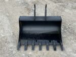 38″ Grave Cemetery Digging Tooth Bucket Fits Kubota U55 KX057 KX191 Mini Excavator - Image 3