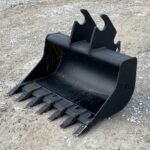 38″ Grave Cemetery Digging Tooth Bucket Fits Kubota U55 KX057 KX191 Mini Excavator