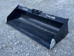 2023 78″ Paladin Bradco Smooth Low Profile Bucket Fits Skid Steer Loader - Image 3