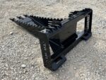 Severe Extreme Stump Bucket Attachment with Teeth Fits Skid Steer Quick Attach - Image 7