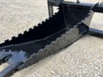 Severe Extreme Stump Bucket Attachment with Teeth Fits Skid Steer Quick Attach - Image 10