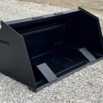 72″ High Front Dump Bucket Attachment Fits Skid Steer Quick Attach