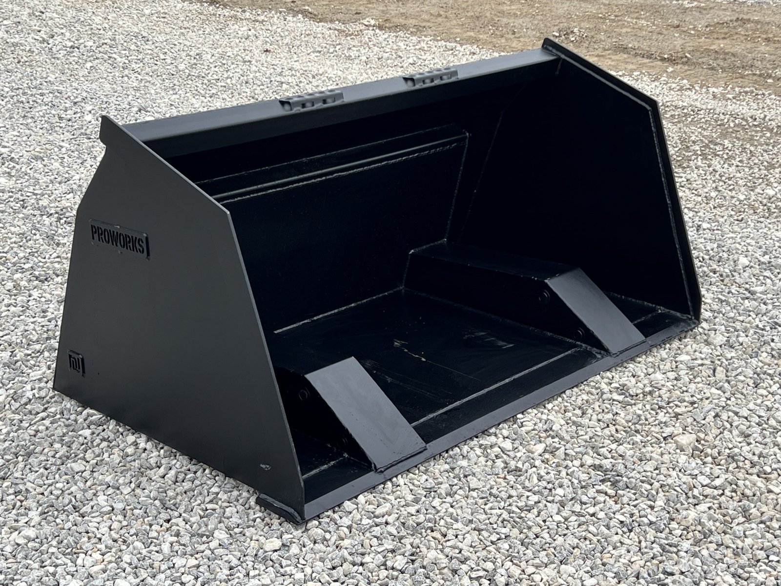 IMG_2034-scaled-1.jpeg 72″ High Front Dump Bucket Attachment Fits Skid Steer Quick Attach - Image 1
