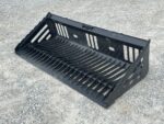 80″ Heavy Duty Skeleton Rock Bucket Attachment Fits Skid Steer Quick Attach