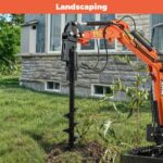 8″ Hydraulic Auger Drill Attachment for Mini Excavator with 45″ Depth - Image 3