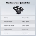 Quick Hitch Attachment for Mini Excavators - Image 4