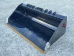 XHD 73″ Severe Duty Smooth Bucket with Bolt On Cutting Edge Fits Compact Track Loader - Image 3