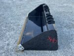 XHD 73″ Severe Duty Smooth Bucket with Bolt On Cutting Edge Fits Compact Track Loader - Image 8