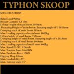 New TYPHON Wheel Loader with Kubota D1105 engine 24 hp 1 ton Load USA - Image 4